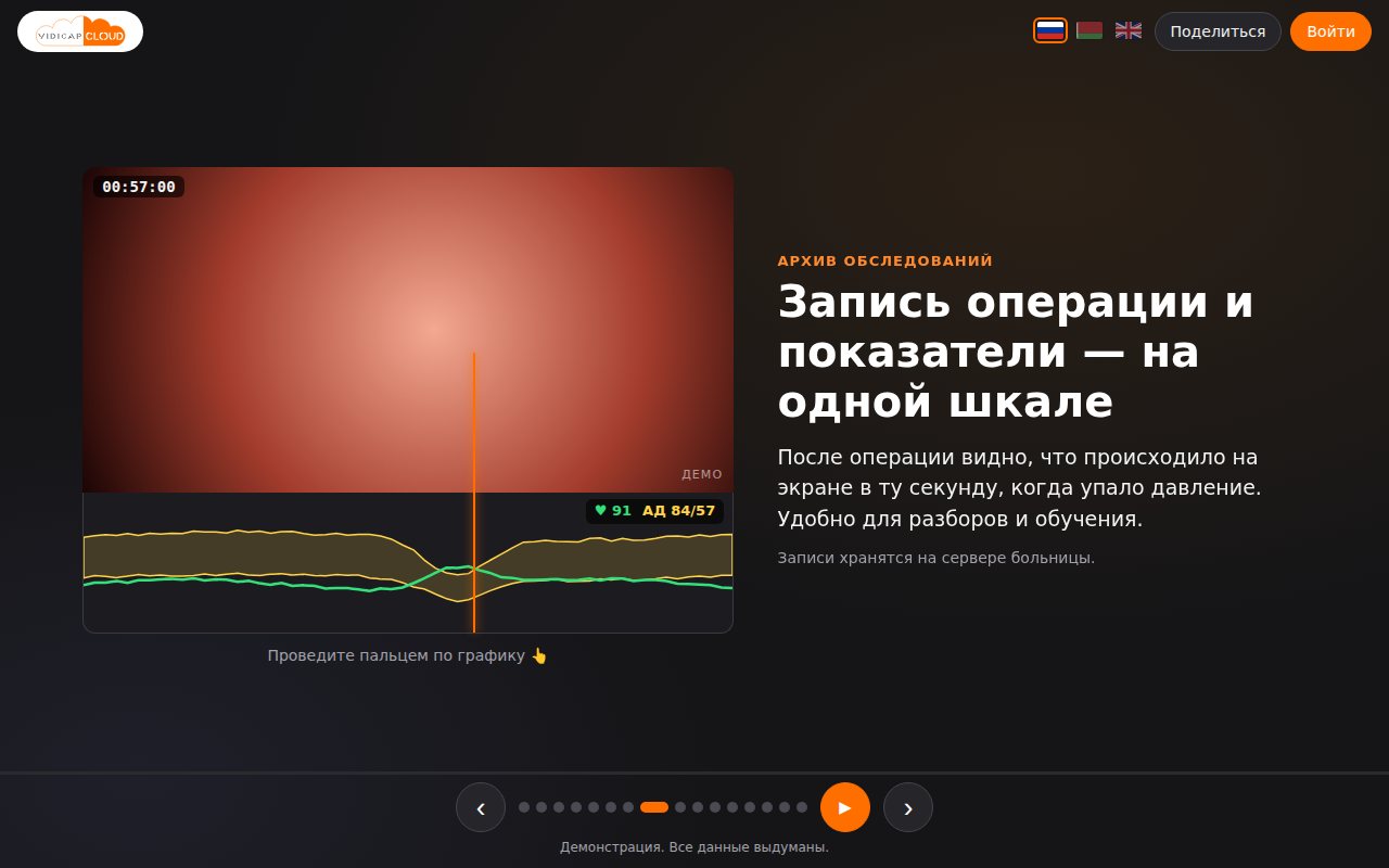 Архив: видео и показатели на одной шкале