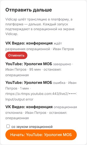 Запрос ждёт ответа операционной