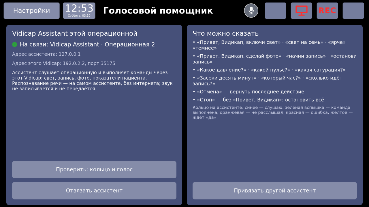 Vidicap Touch 1.0: ассистент на связи